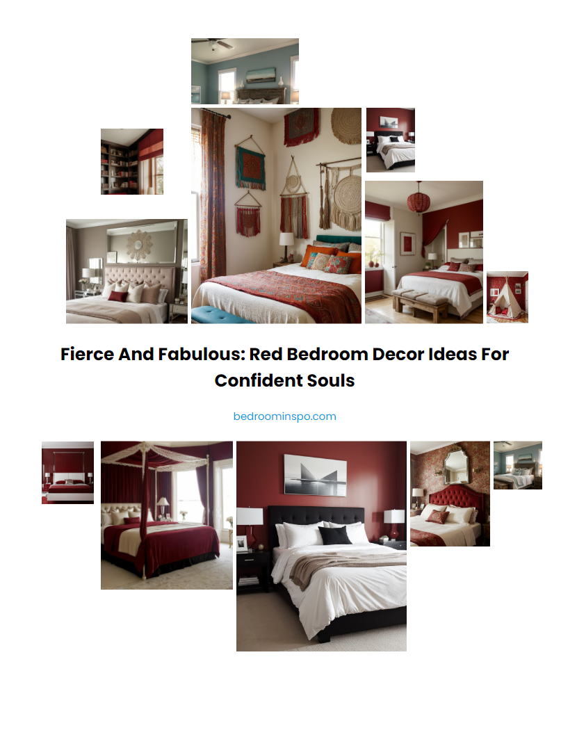 Fierce and Fabulous: Red Bedroom Decor Ideas for Confident Souls