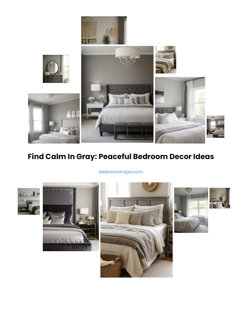 Find Calm in Gray: Peaceful Bedroom Decor Ideas