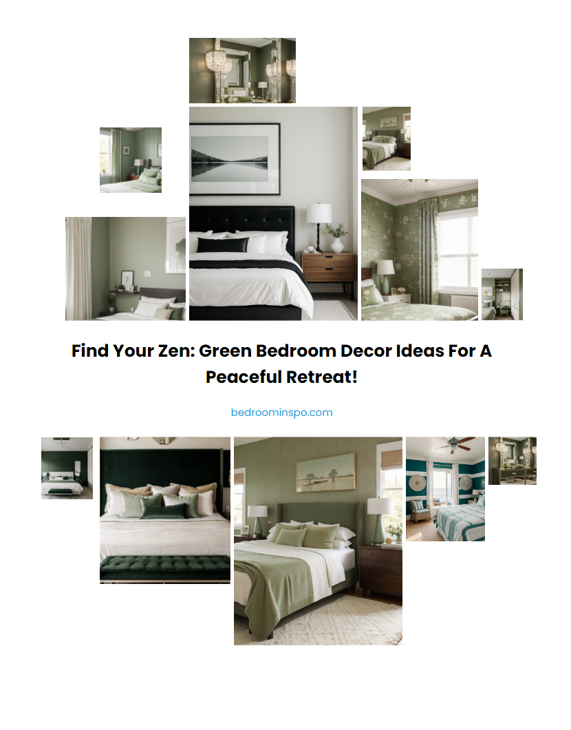 Find Your Zen: Green Bedroom Decor Ideas for a Peaceful Retreat!