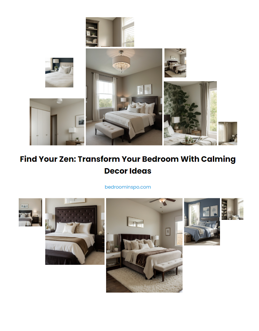 Find Your Zen: Transform Your Bedroom with Calming Decor Ideas