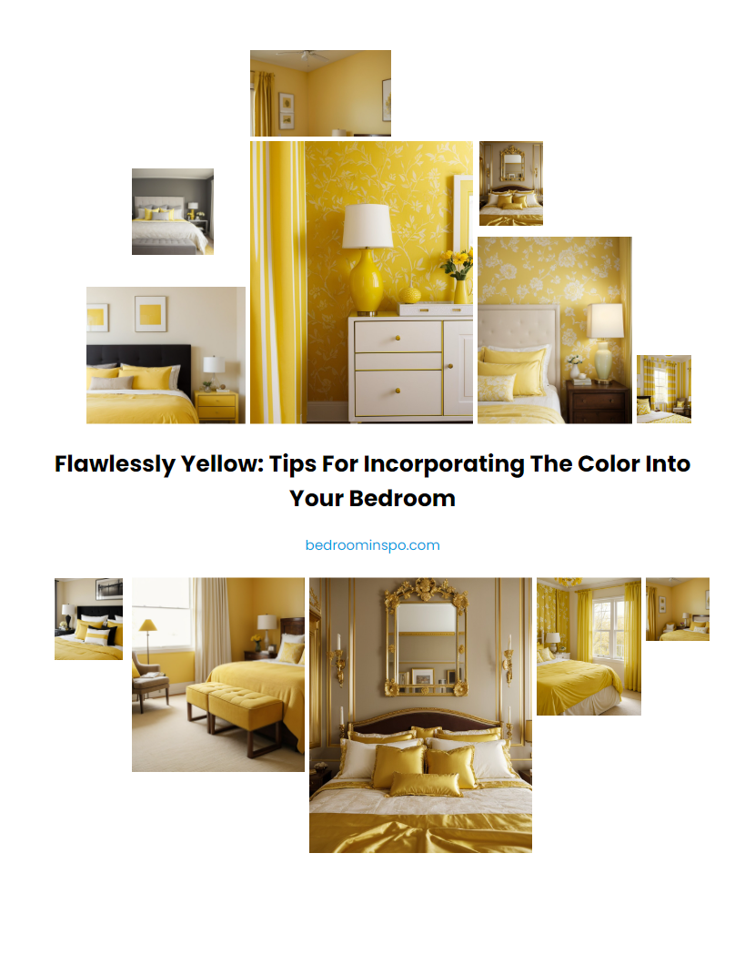 Flawlessly yellow: Tips for incorporating the color into your bedroom