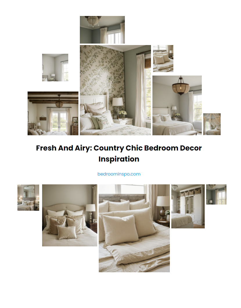 Fresh and Airy: Country Chic Bedroom Decor Inspiration