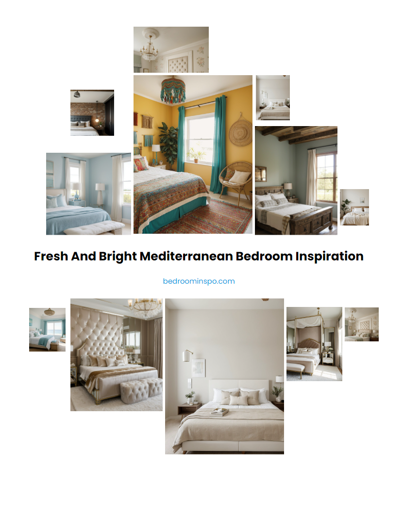 Fresh and Bright Mediterranean Bedroom Inspiration