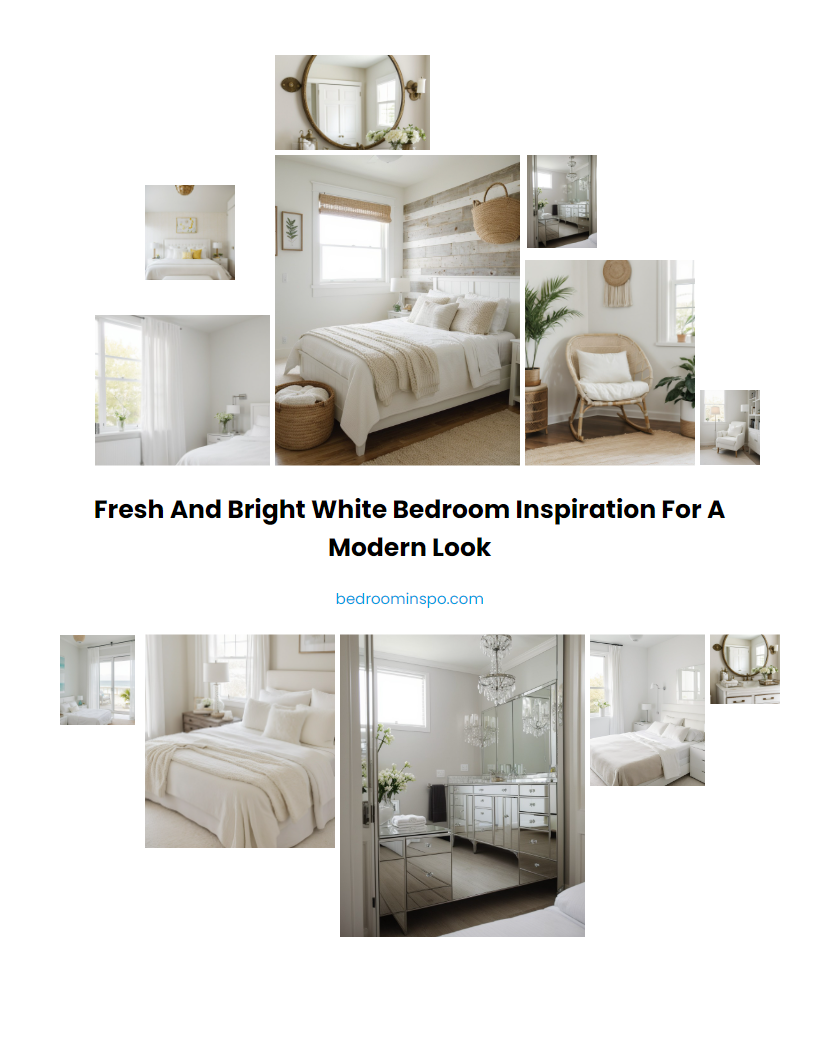 Fresh and Bright White Bedroom Inspiration for a Modern Look