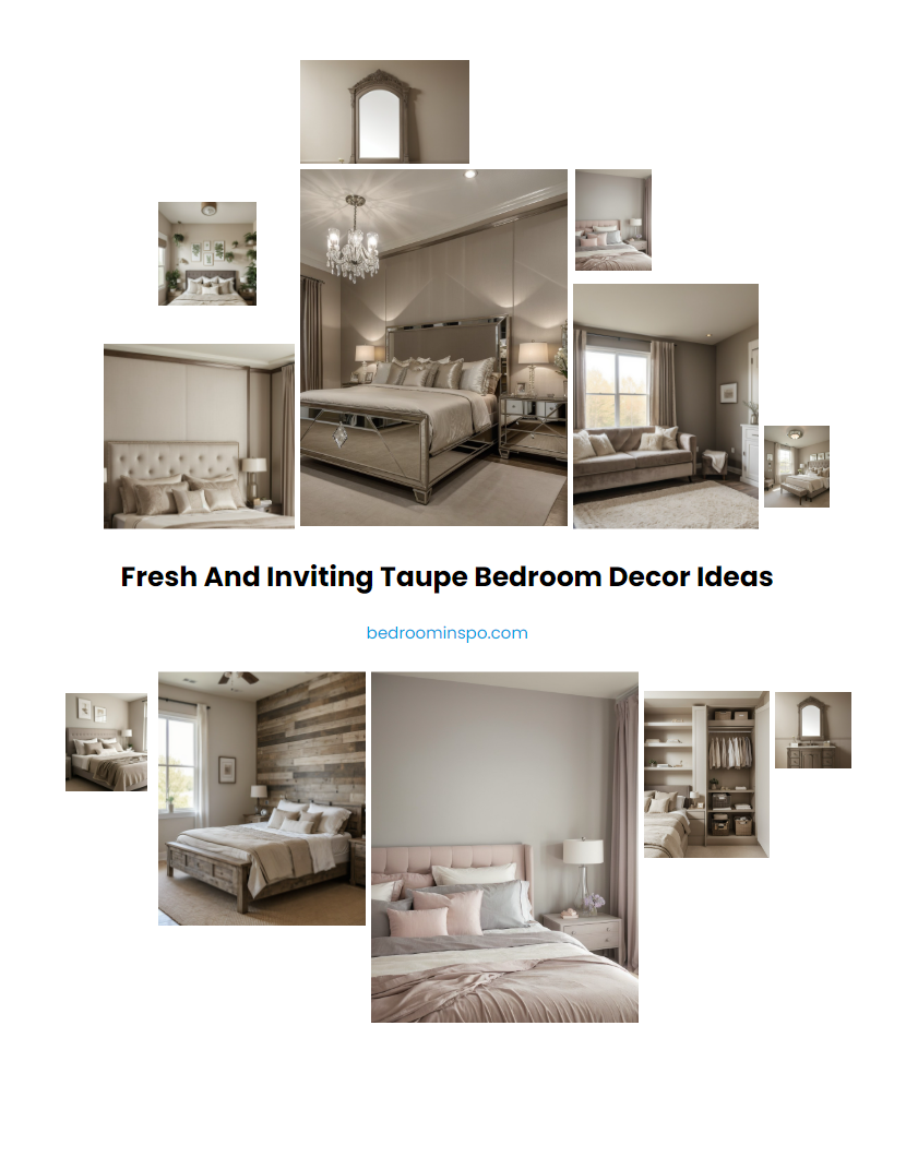 Fresh and Inviting Taupe Bedroom Decor Ideas