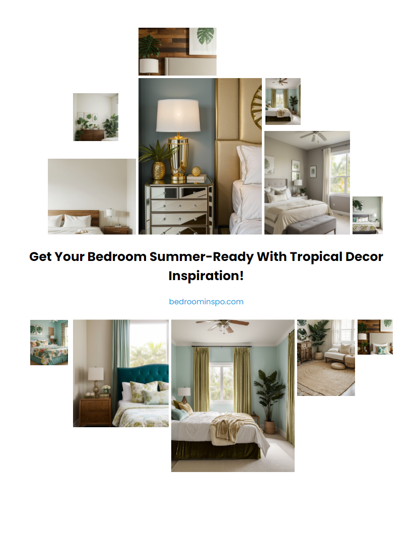 Get Your Bedroom Summer-Ready with Tropical Decor Inspiration!