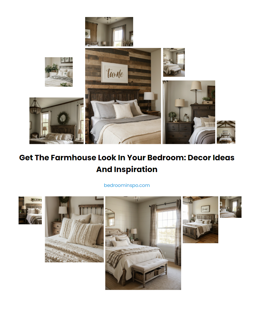 Get the Farmhouse Look in Your Bedroom: Decor Ideas and Inspiration