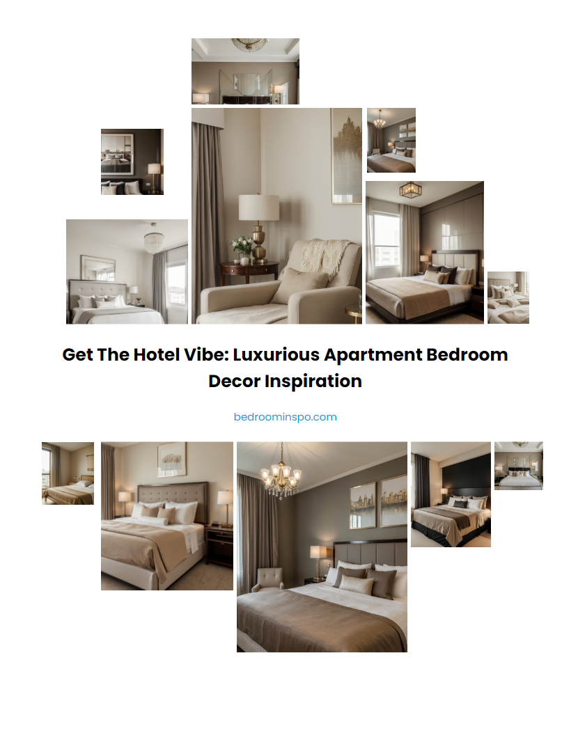 Get the Hotel Vibe: Luxurious Apartment Bedroom Decor Inspiration