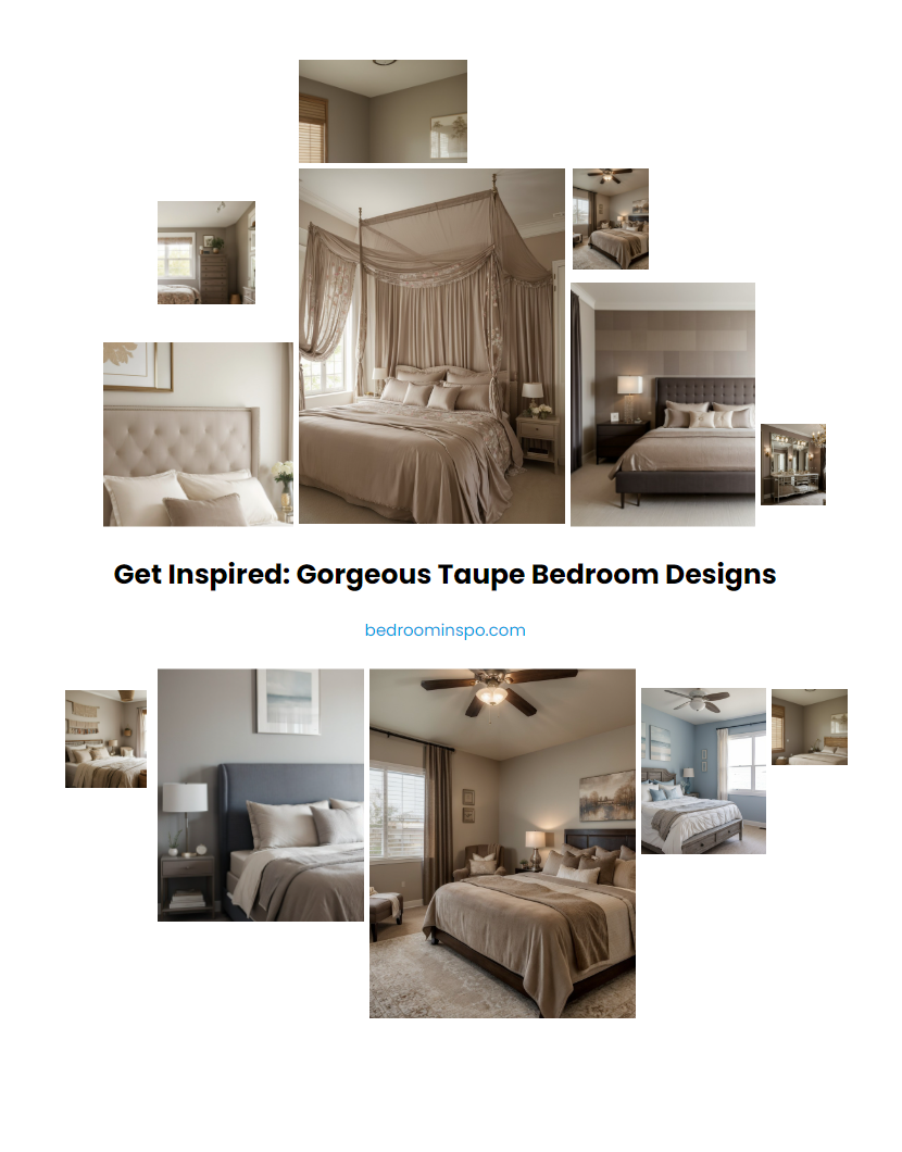 Get Inspired: Gorgeous Taupe Bedroom Designs