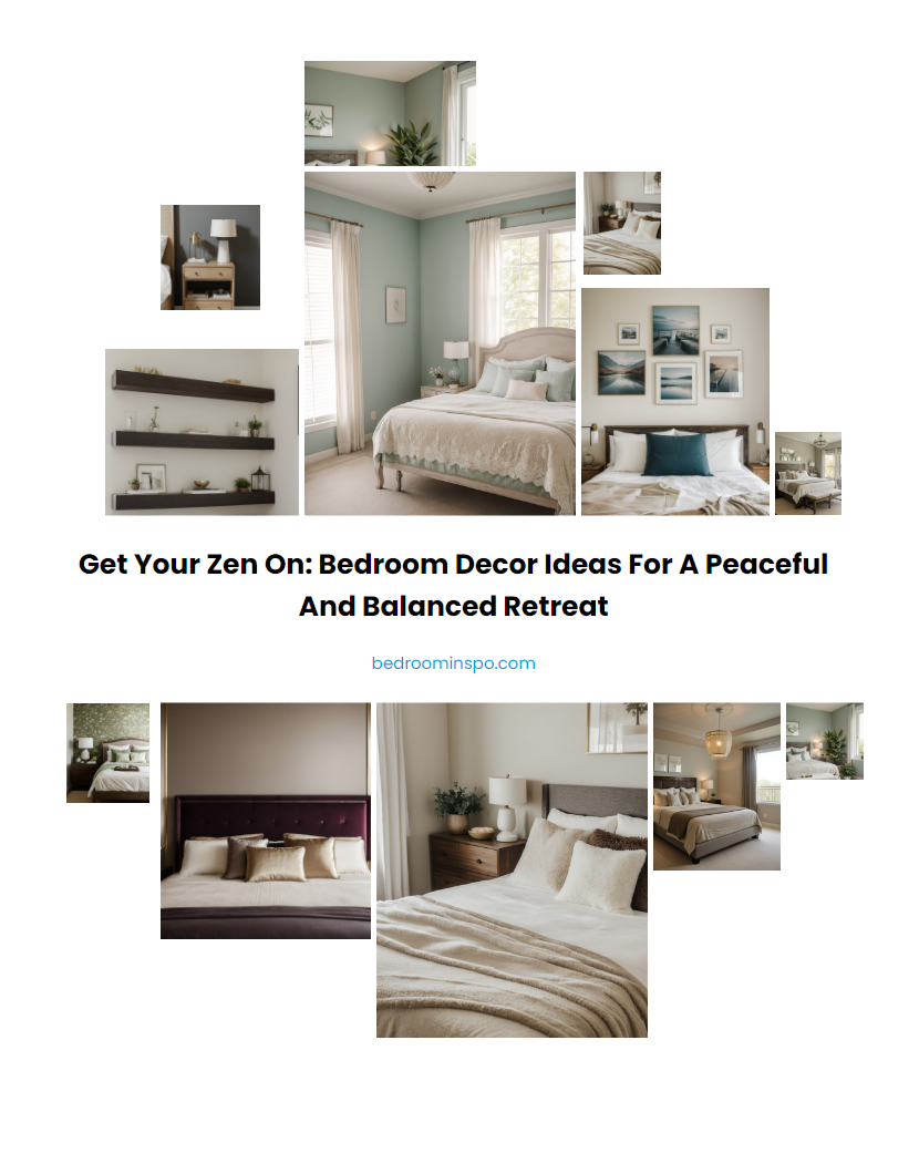 Get Your Zen On: Bedroom Decor Ideas for a Peaceful and Balanced Retreat