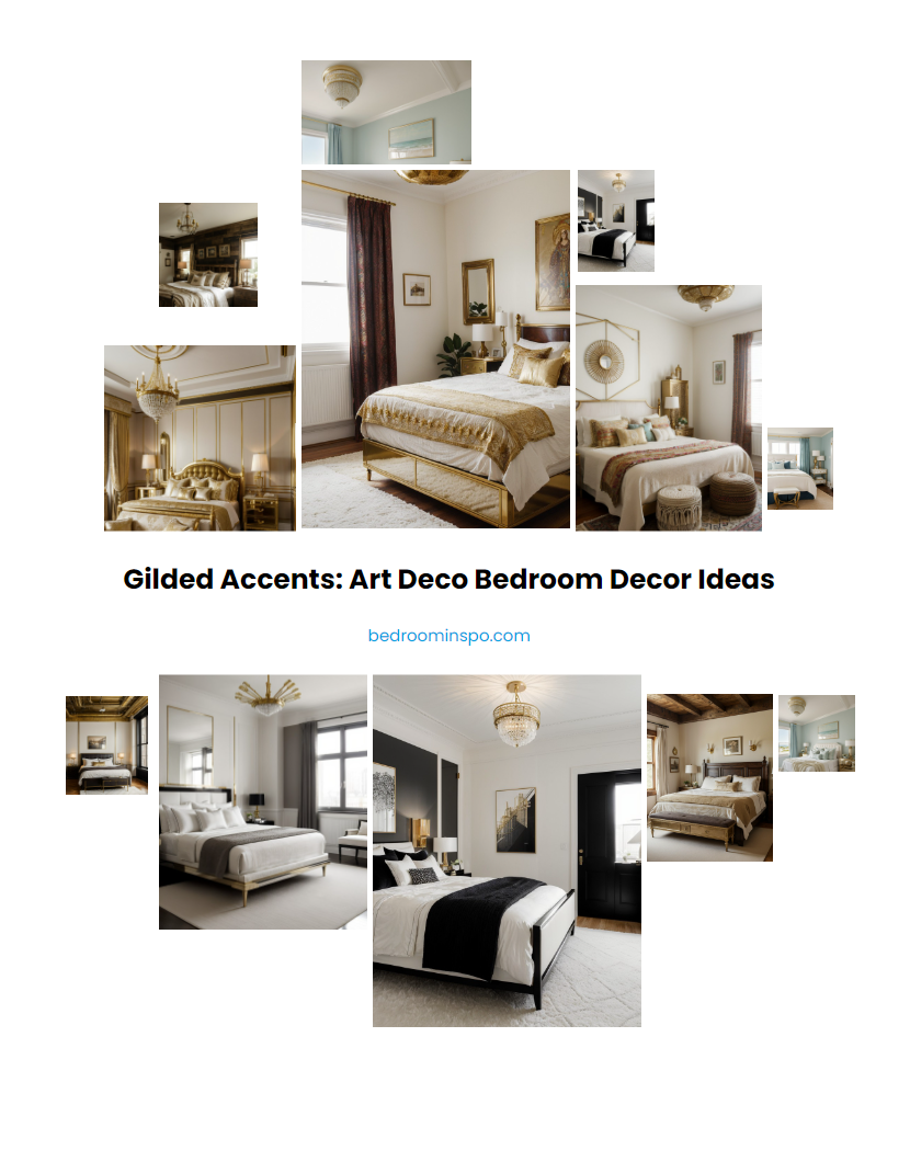 Gilded Accents: Art Deco Bedroom Decor Ideas