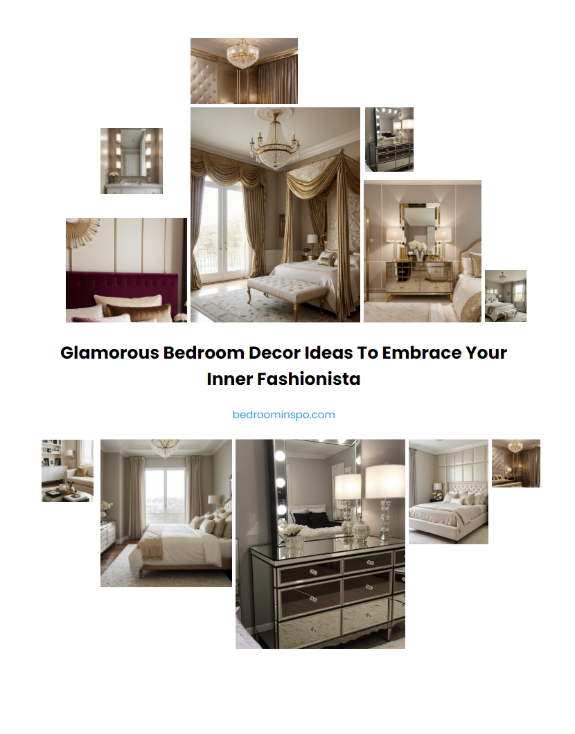 Glamorous Bedroom Decor Ideas to Embrace Your Inner Fashionista