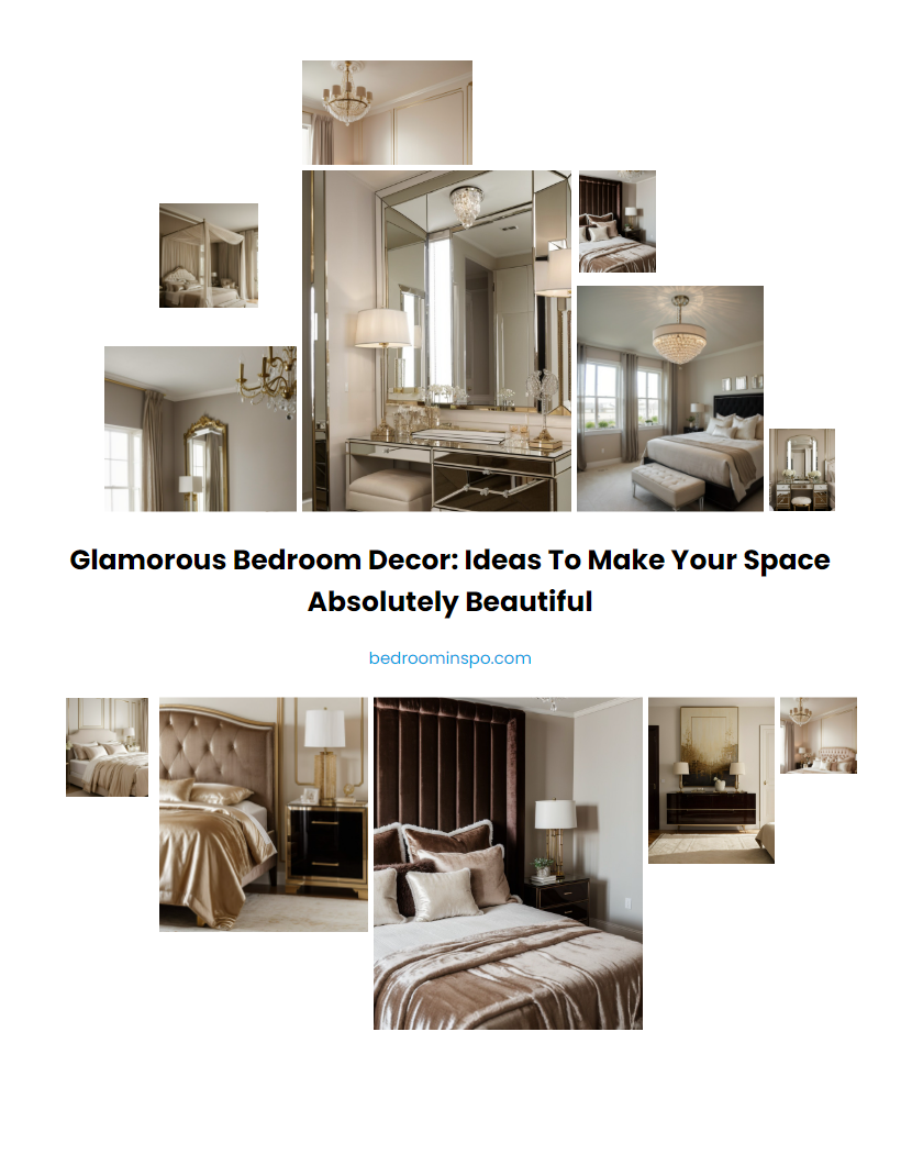 Glamorous Bedroom Decor: Ideas to Make Your Space Absolutely Beautiful