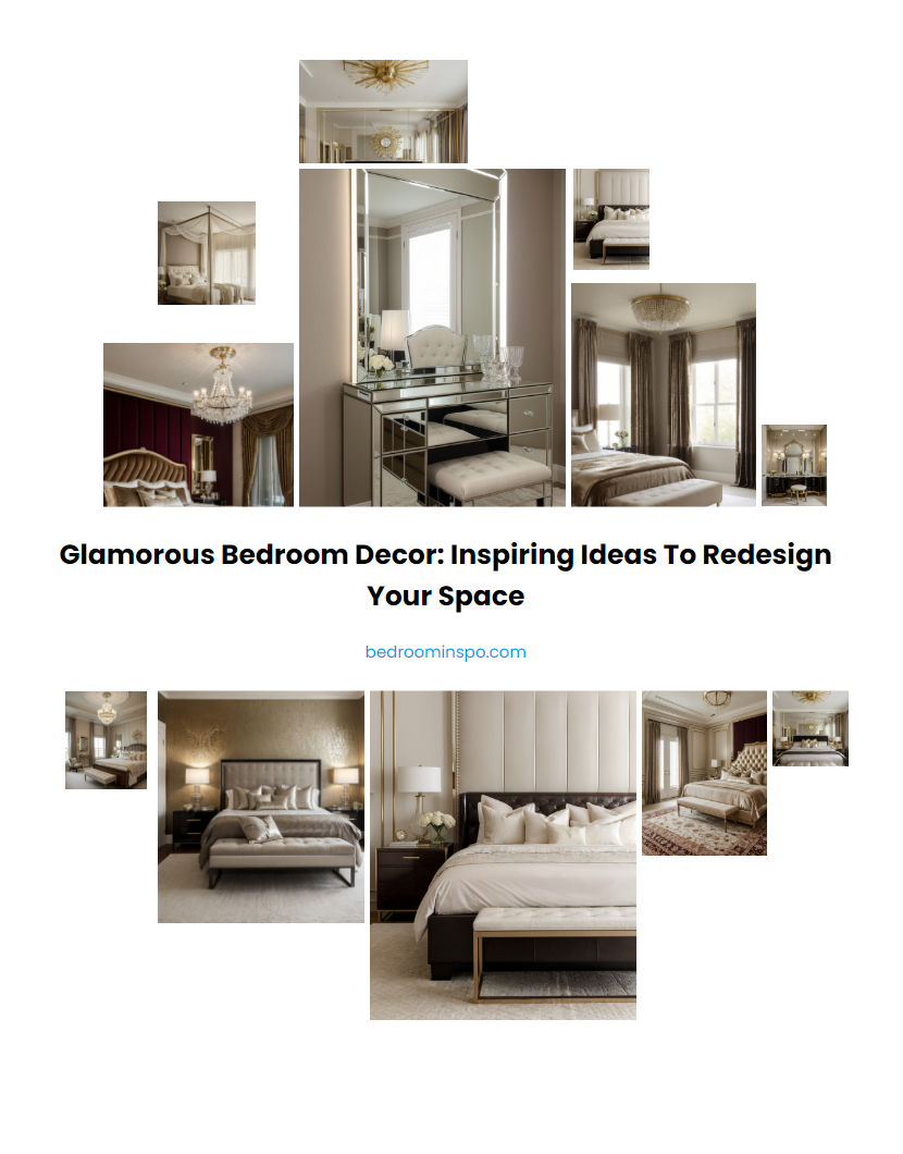 Glamorous Bedroom Decor: Inspiring Ideas to Redesign Your Space