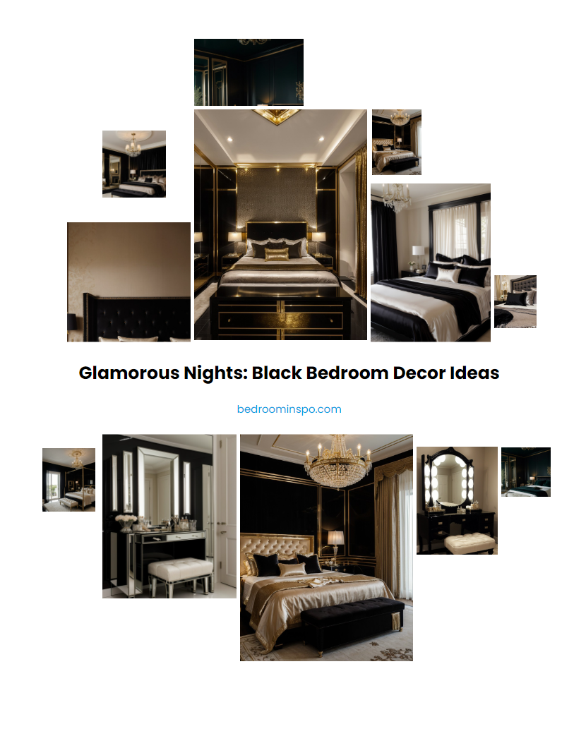 Glamorous Nights: Black Bedroom Decor Ideas