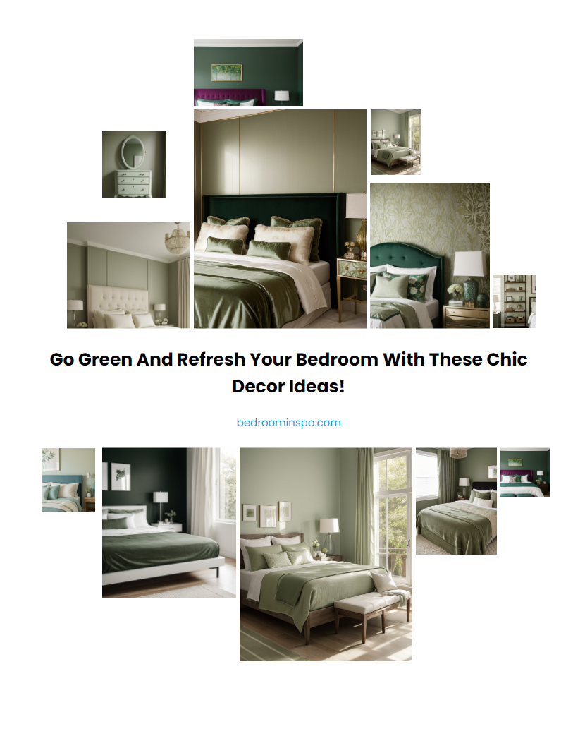 Go Green and Refresh Your Bedroom with These Chic Decor Ideas!