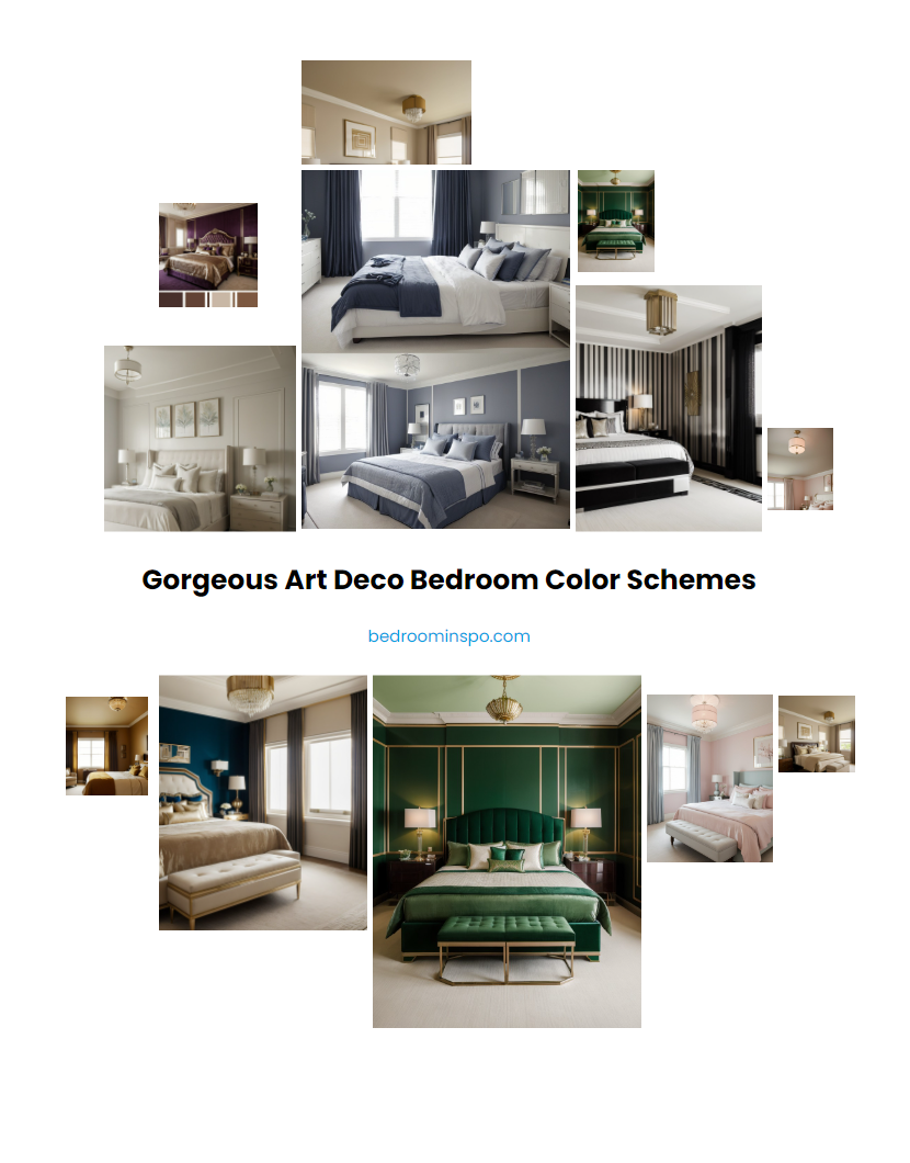 Gorgeous Art Deco Bedroom Color Schemes