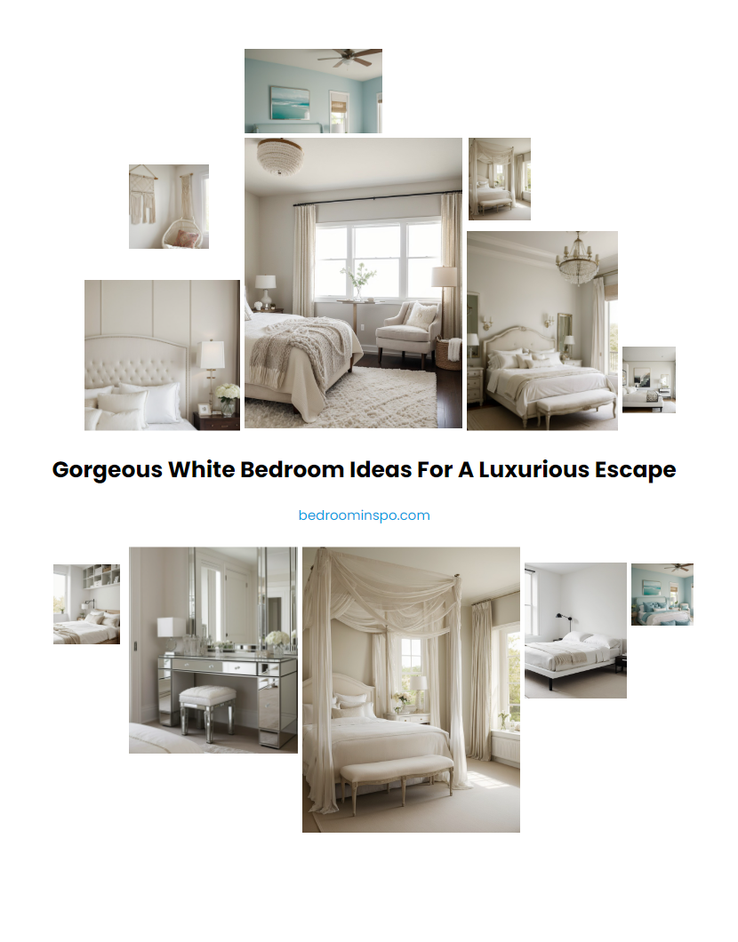 Gorgeous White Bedroom Ideas for a Luxurious Escape