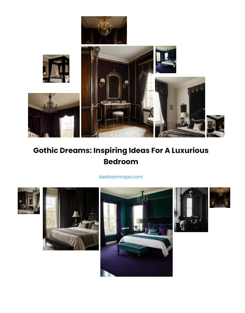 Gothic Dreams: Inspiring Ideas for a Luxurious Bedroom