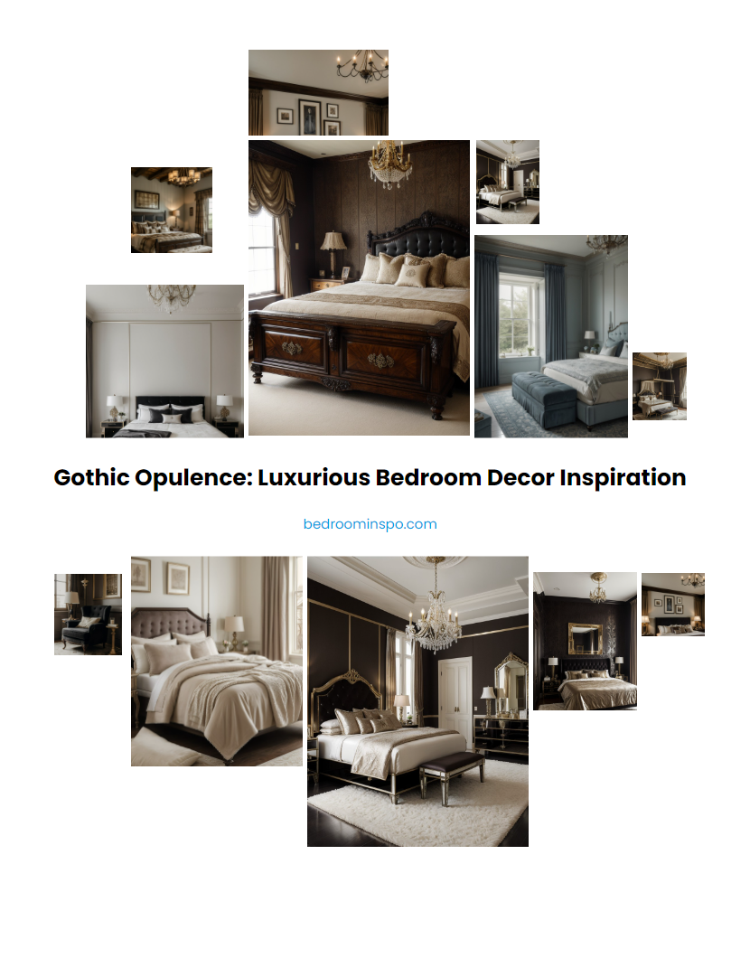 Gothic Opulence: Luxurious Bedroom Decor Inspiration