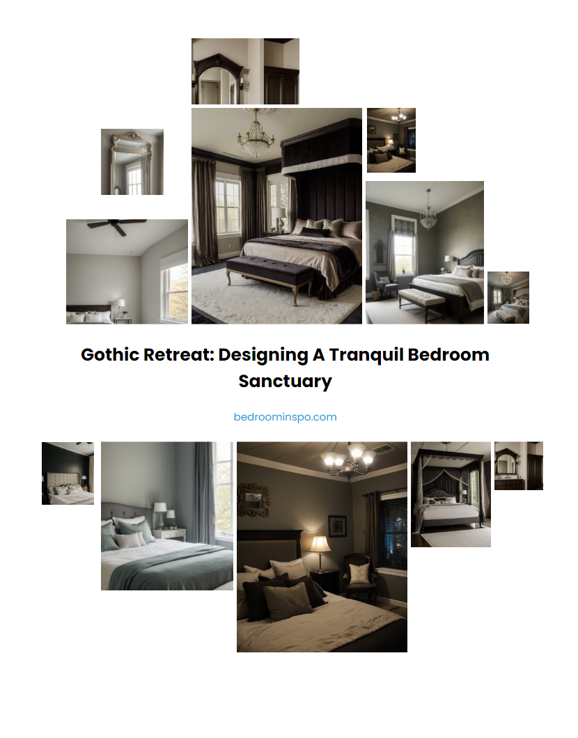 Gothic Retreat: Designing a Tranquil Bedroom Sanctuary