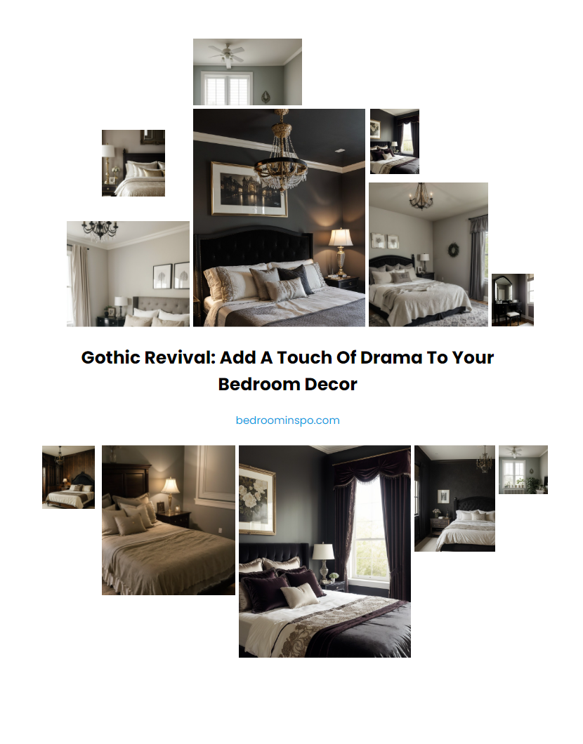 Gothic Revival: Add a Touch of Drama to Your Bedroom Decor