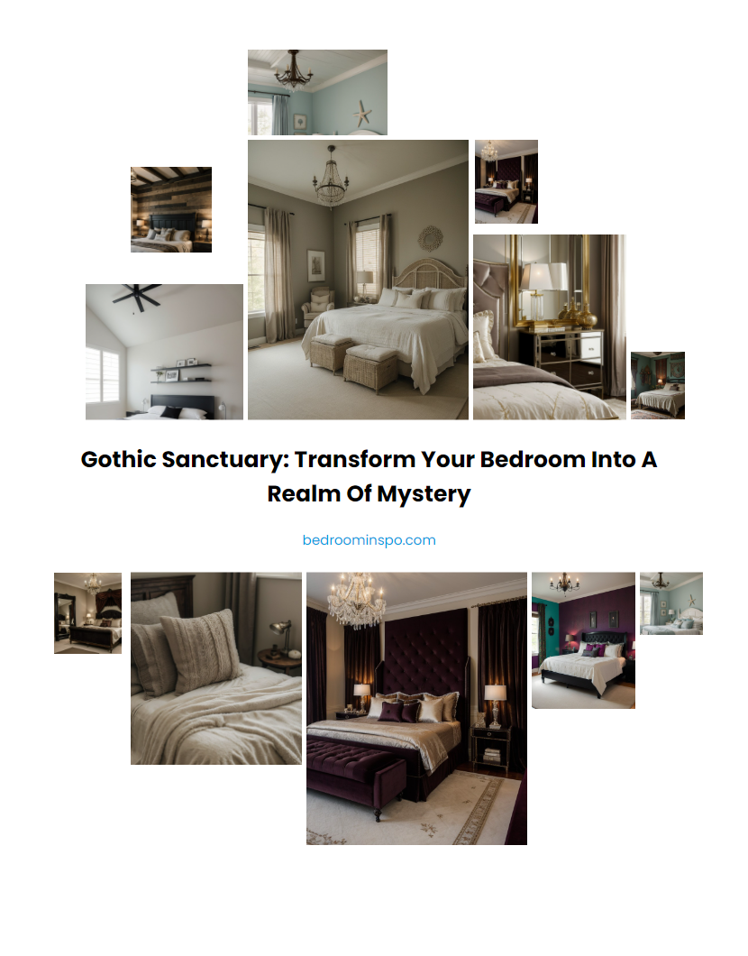 Gothic Sanctuary: Transform Your Bedroom into a Realm of Mystery