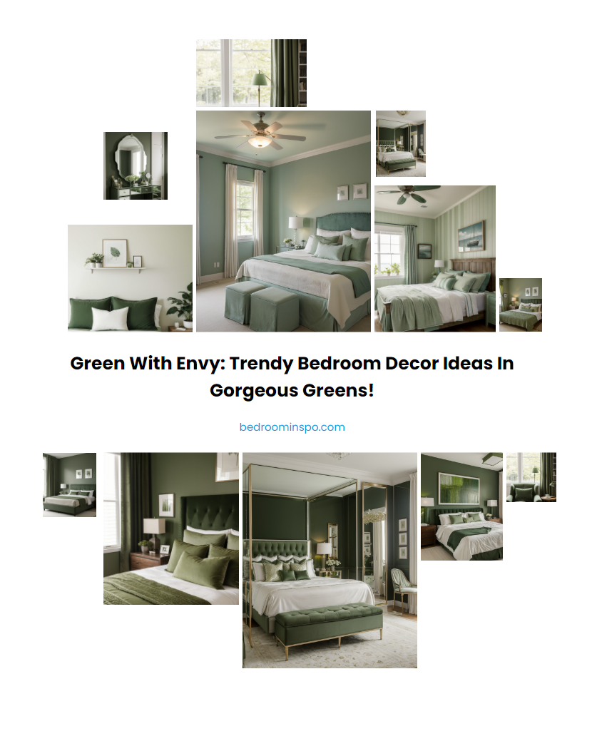 Green with Envy: Trendy Bedroom Decor Ideas in Gorgeous Greens!