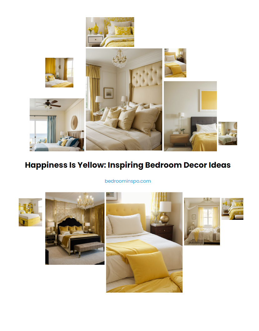 Happiness is yellow: Inspiring bedroom decor ideas