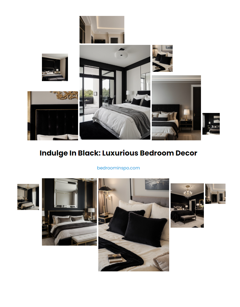 Indulge in Black: Luxurious Bedroom Decor