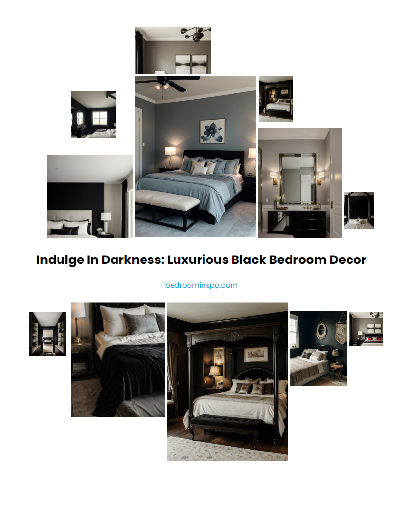 Indulge in Darkness: Luxurious Black Bedroom Decor