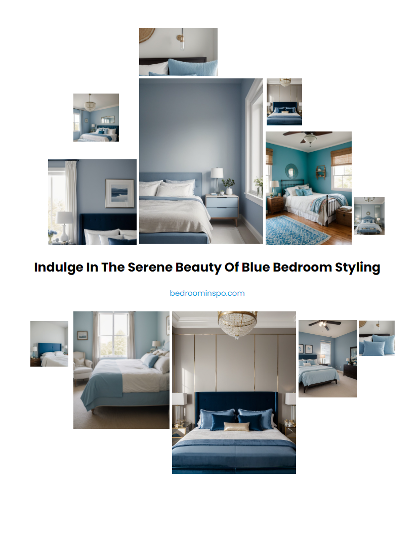 Indulge in the Serene Beauty of Blue Bedroom Styling