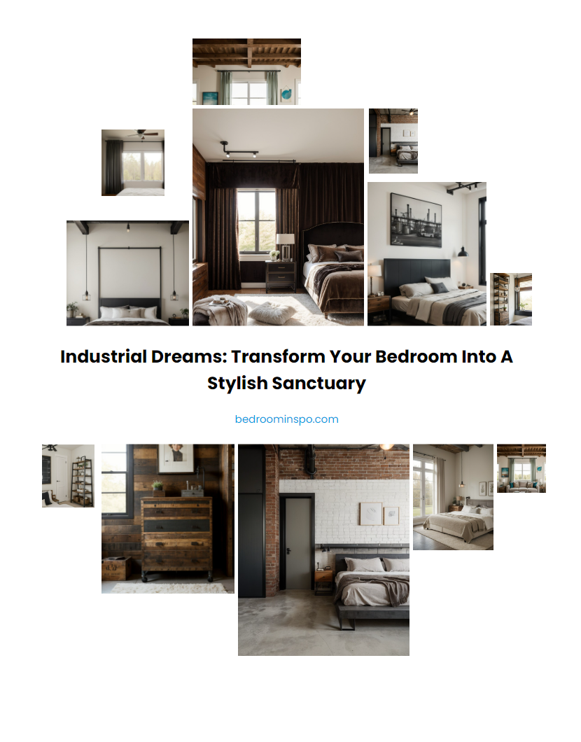 Industrial Dreams: Transform Your Bedroom into a Stylish Sanctuary