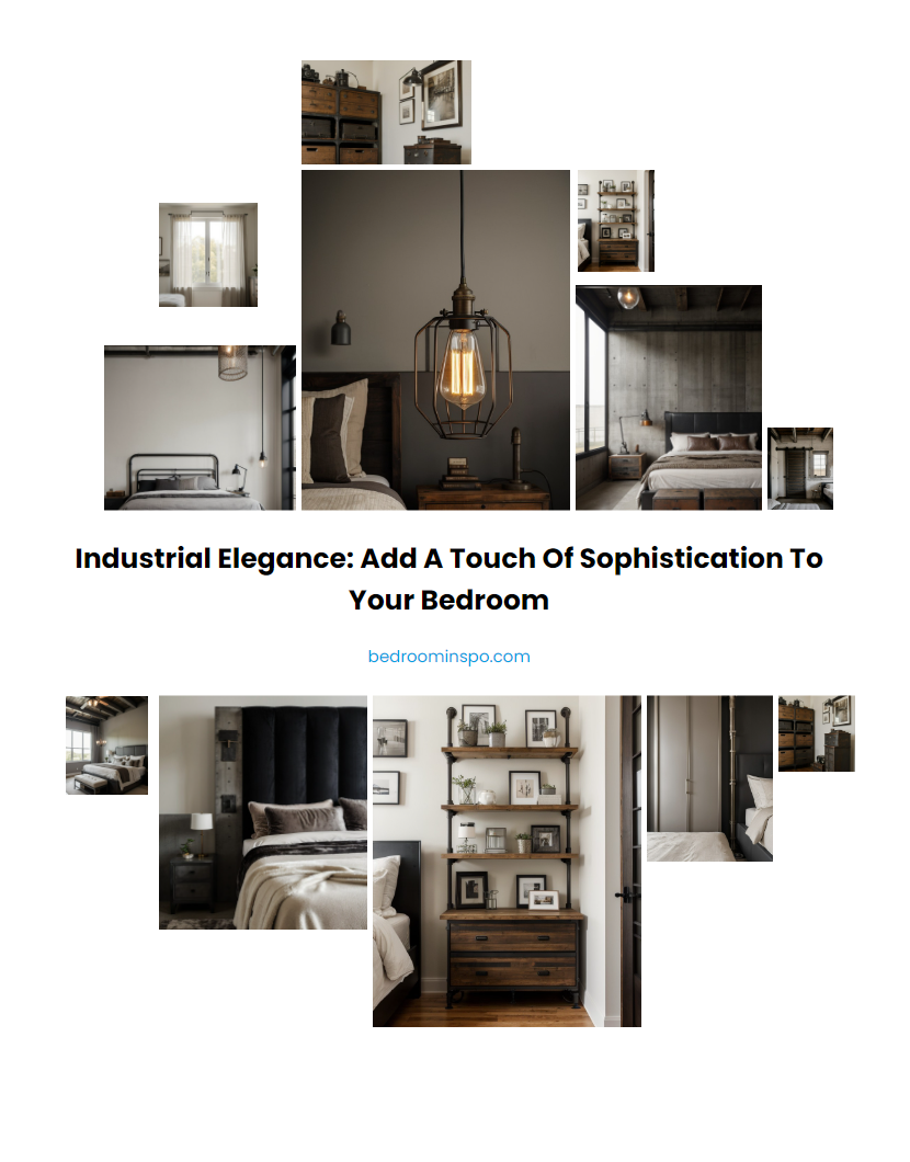 Industrial Elegance: Add a Touch of Sophistication to Your Bedroom