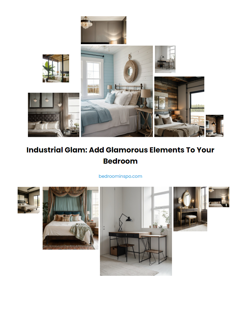 Industrial Glam: Add Glamorous Elements to Your Bedroom