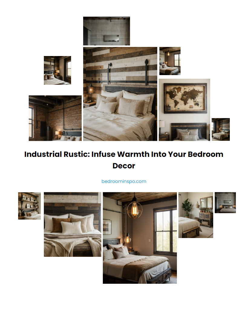 Industrial Rustic: Infuse Warmth into Your Bedroom Decor