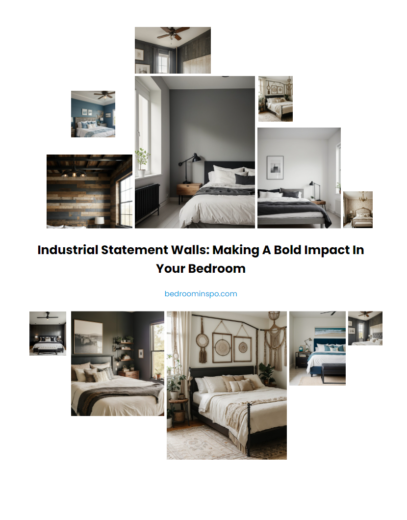 Industrial Statement Walls: Making a Bold Impact in Your Bedroom