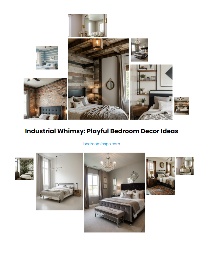 Industrial Whimsy: Playful Bedroom Decor Ideas