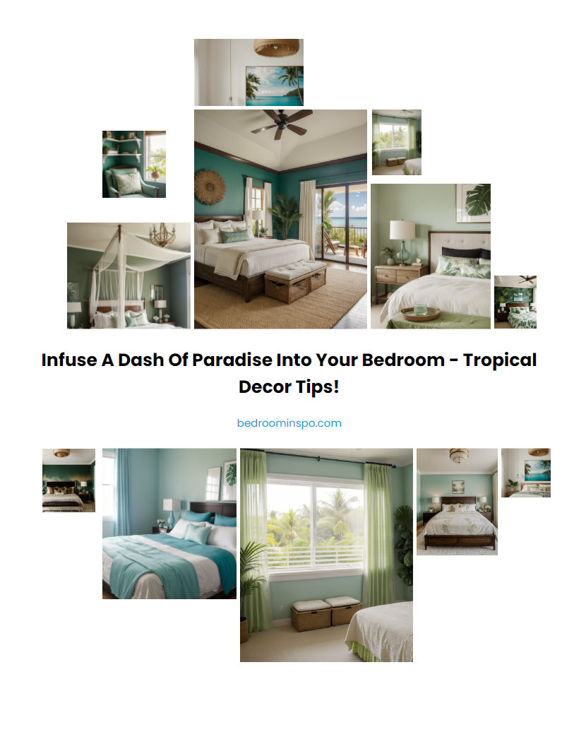 Infuse a Dash of Paradise into Your Bedroom - Tropical Decor Tips!