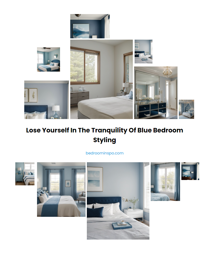 Lose Yourself in the Tranquility of Blue Bedroom Styling