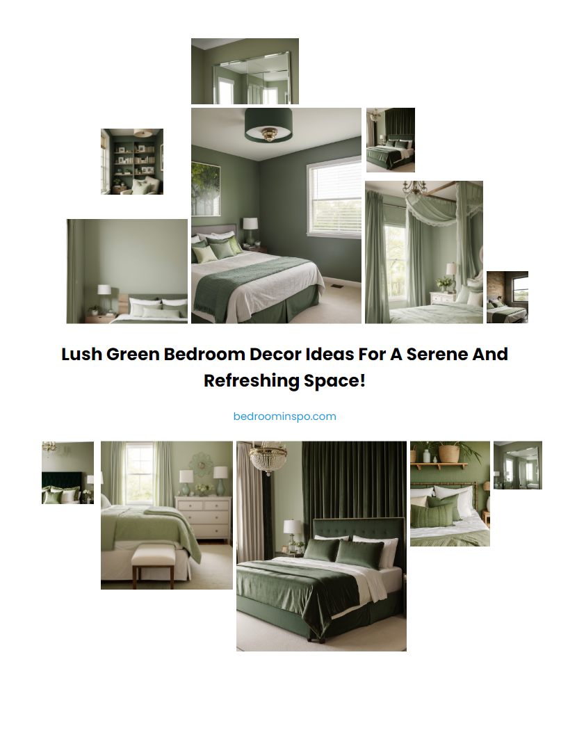 Lush Green Bedroom Decor Ideas for a Serene and Refreshing Space!