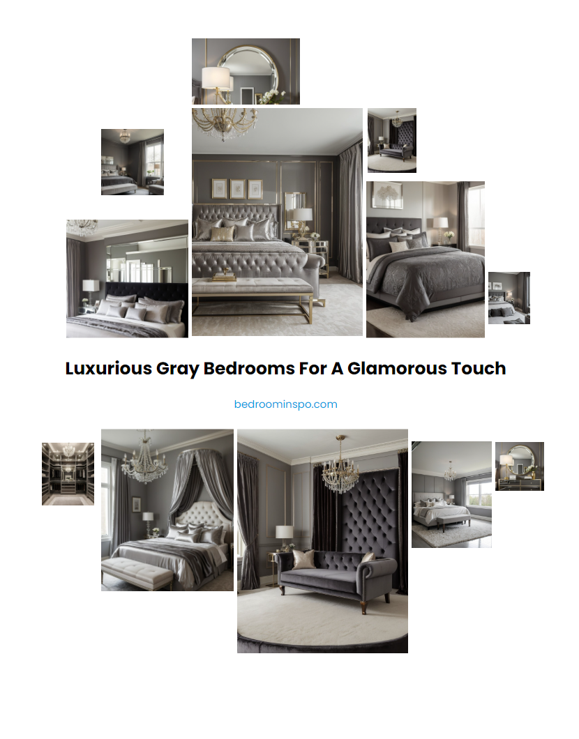 Luxurious Gray Bedrooms for a Glamorous Touch