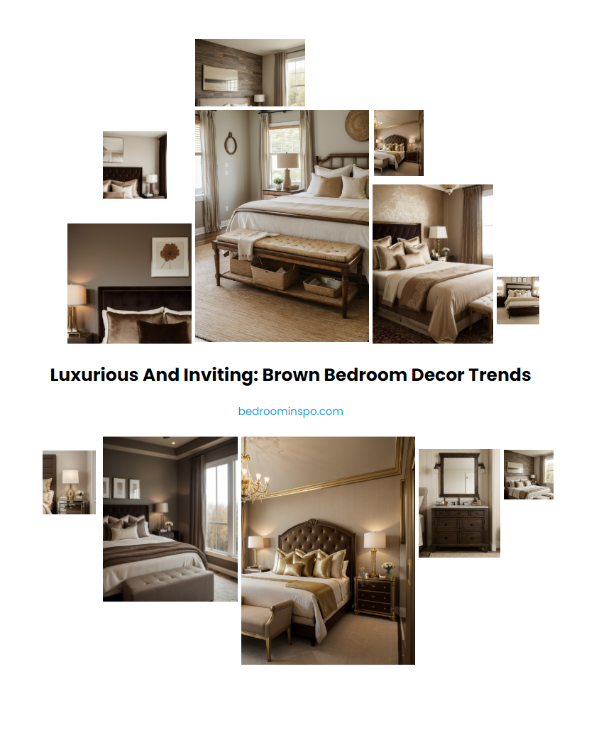 Luxurious and Inviting: Brown Bedroom Decor Trends