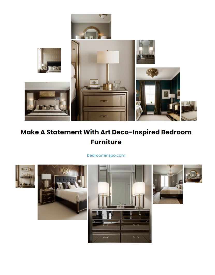 Make a Statement with Art Deco-Inspired Bedroom Furniture