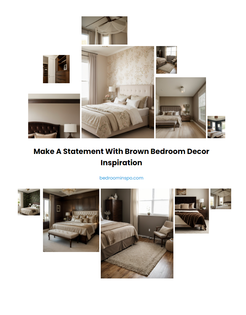 Make a Statement with Brown Bedroom Decor Inspiration