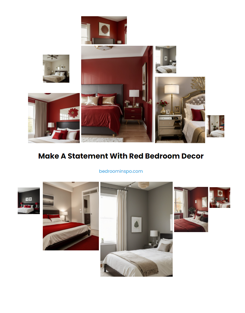 Make a Statement with Red Bedroom Decor