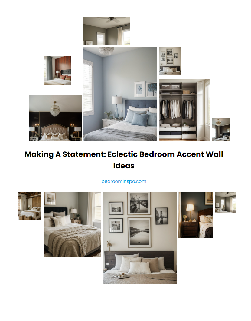 Making a Statement: Eclectic Bedroom Accent Wall Ideas