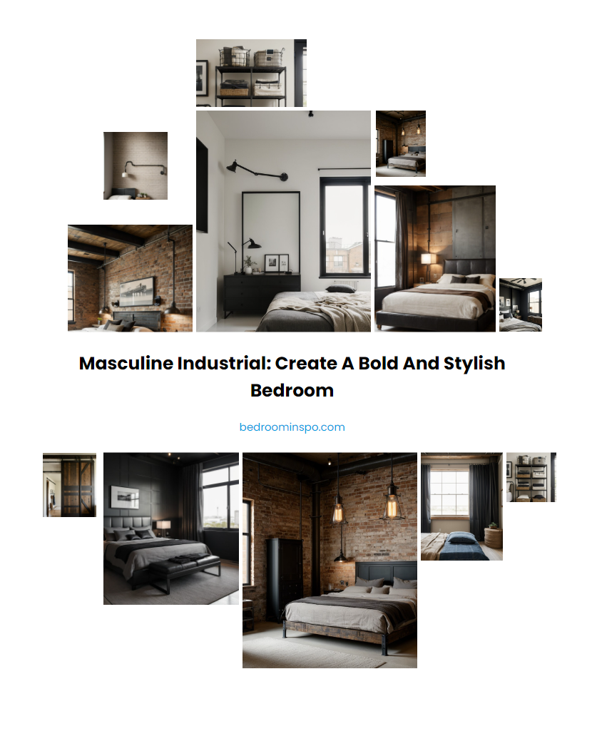 Masculine Industrial: Create a Bold and Stylish Bedroom