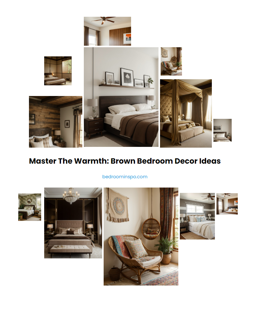 Master the Warmth: Brown Bedroom Decor Ideas