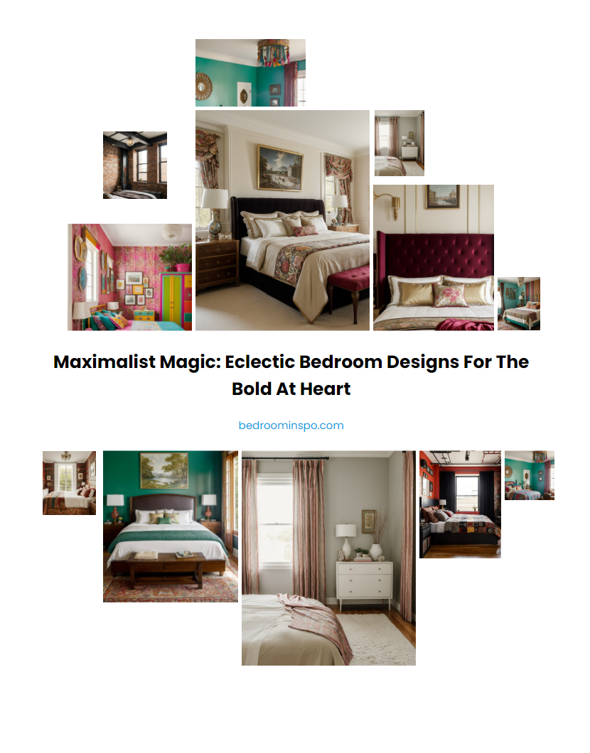 Maximalist Magic: Eclectic Bedroom Designs for the Bold at Heart